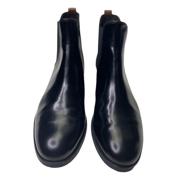 AGL Women’s Black Leather Chelsea Slip On Ankle Boots - Picture 2 of 9